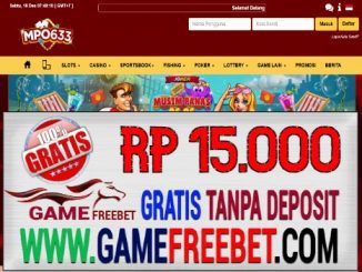 Mpo633 Freebet Gratis Rp 15.000 Tanpa Deposit