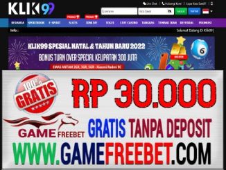 Klik99 Freebet Gratis Rp 30.000 Tanpa Deposit