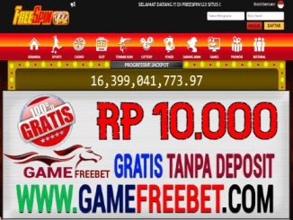 FREESPIN123 Gacor Freebet Gratis Rp 10.000 Tanpa Modal