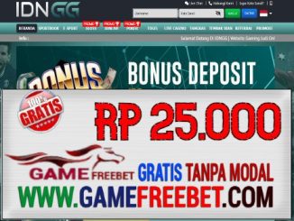 IDNGG Gacor Freebet Gratis Rp 25.000 Tanpa Modal