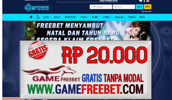 MPO999 Gacor Freebet Gratis Rp 20.000 Tanpa Modal