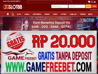 OGSLOT88 Freebet Gratis Rp 20.000 Tanpa Deposit