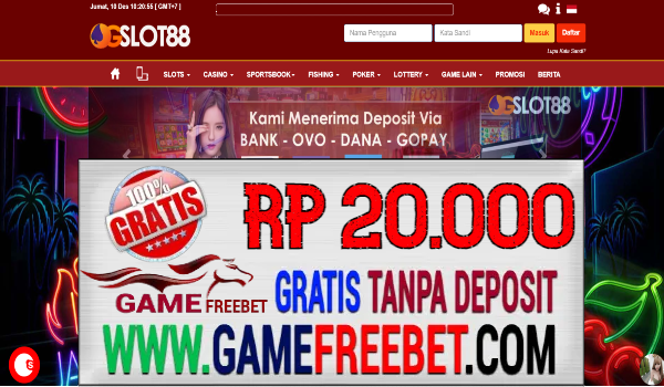 OGSLOT88 Freebet Gratis Rp 20.000 Tanpa Deposit