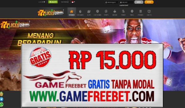 777LuckySlot Freebet Gratis Rp 15.000 Tanpa Deposit