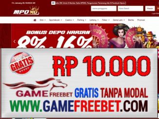 MPOXO Freebet Gratis Rp 10.000 Tanpa Deposit