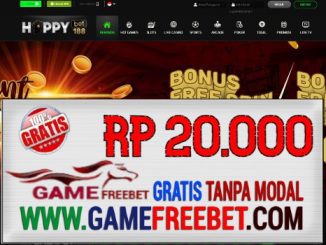 HappyBet188 Freebet Gratis Rp 20.000 Tanpa Deposit
