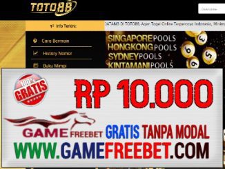 TOTO88 Freebet Gratis Rp 10.000 Gacor Tanpa Deposit
