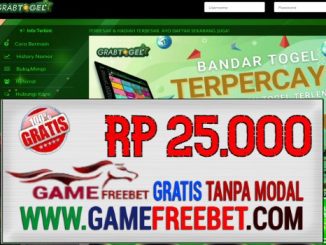 GrabTogel Freebet Gratis Rp 25.000 Tanpa Deposit