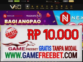 Link VOBBet Freebet Gratis Rp 10.000 Tanpa Deposit