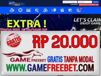 VELBETTPRO Freebet Gratis Rp 20.000 Tanpa Deposit