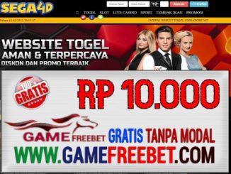 SEGA4D Freebet Gratis Rp 10.000 Tanpa Deposit