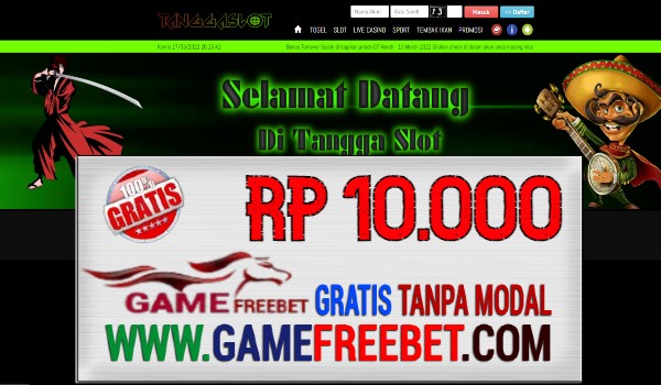 TanggaSlot Freebet Gratis Rp 10.000 Tanpa Deposit