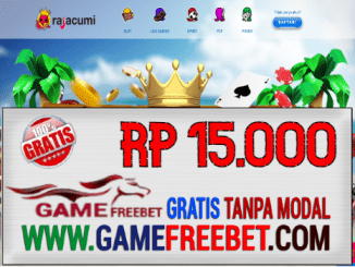 RajaCumi Freebet Gratis Rp 15.000 Tanpa Deposit