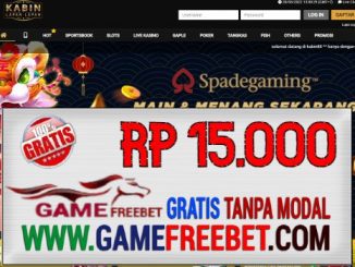 Kabin88 Freebet Gratis Rp 15.000 Tanpa Deposit