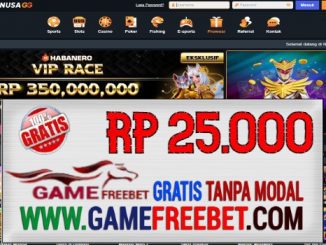 NusaGG Freebet Gratis Rp 25.000 Tanpa Deposit
