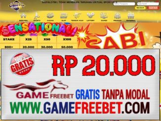 Sabislot88 Game Freebet Gratis Rp 20.000 Tanpa Deposit