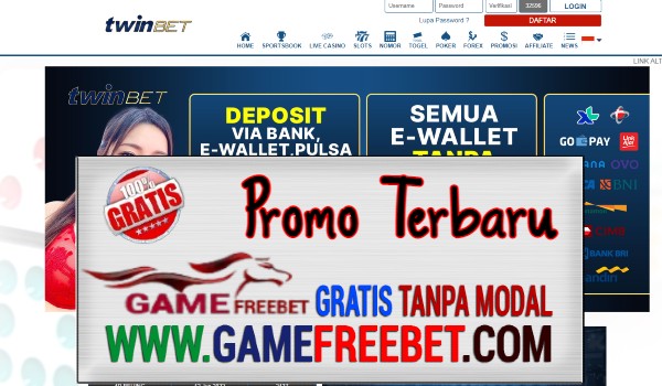 Twinbet Promo Deposit Gratis Rp 15.000 Cair Di Depan