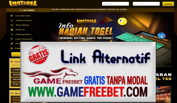 INATOGEL Link Alternatif Terbaru