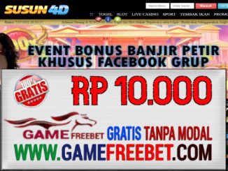 SUSUN4D Game Freebet Gratis Rp 10.000 Tanpa Deposit