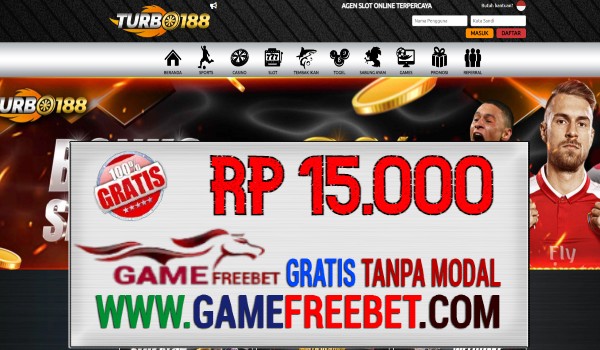 TURBO188 Game Freebet Gratis Rp 15.000 Tanpa Deposit