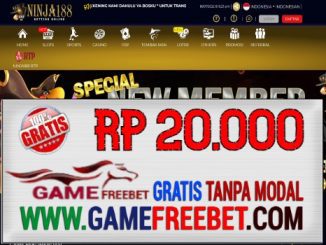 NINJA188 Game Freebet Gratis Rp 20.000 Tanpa Deposit