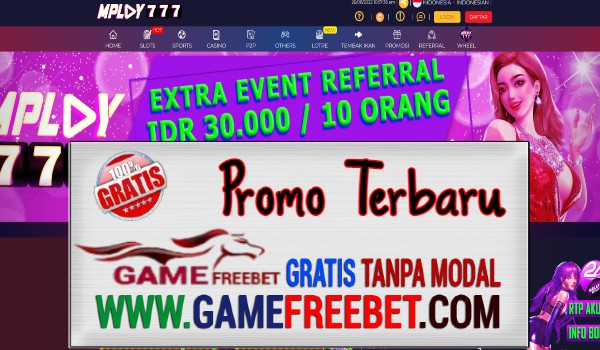 mplay777 Promo Bonus Slot 100% Di Depan