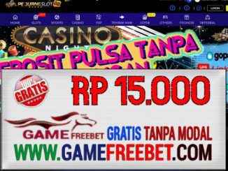 PEJUANGSLOT88 Freebet Gratis Rp 15.000 Tanpa Deposit