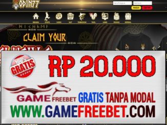 ODIN77 Freebet Gratis Rp 20.000 Tanpa Deposit