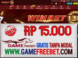 WINBET138 Freebet Gratis Rp 15.000 Tanpa Deposit