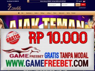 ZONA66 Freebet Gratis Rp 10.000 Tanpa Deposit