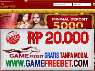 DEWAGACOR99 Freebet Gratis Rp 20.000 Tanpa Deposit
