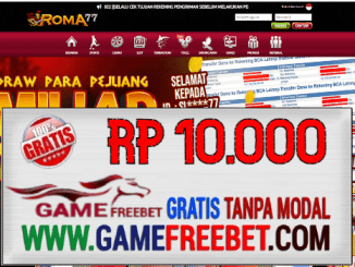 ROMA77 Freebet Gratis Rp 10.000 Tanpa Deposit