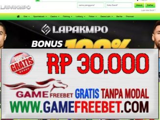 LAPAKMPO Freebet Gratis Rp 30.000 Tanpa Deposit
