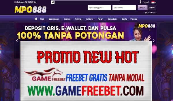 MPO888 Bonus Freebet Gratis Rp 20.000 Langsung Di Depan