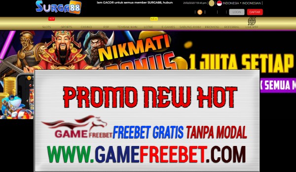 SURGA88 Bonus Slot 100% Langsung Di Depan