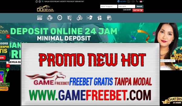 QQDEWA Bonus Slot 100% Langsung Di Depan