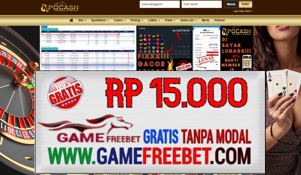 MPOCASH Freebet Gratis Rp 15.000 Tanpa Deposit