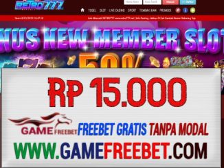 RETRO777 Freebet Gratis Rp 15.000 Tanpa Deposit