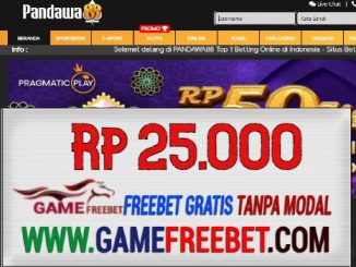 PANDAWA88 Freebet Gratis Rp 25.000 Tanpa Deposit