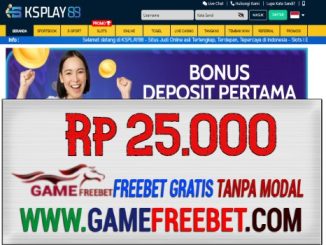 KSPLAY88 Freebet Gratis Rp 25.000 Tanpa Deposit