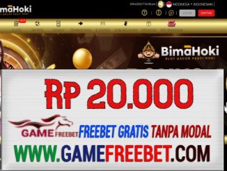 BIMAHOKI Freebet Gratis Rp 20.000 Tanpa Deposit