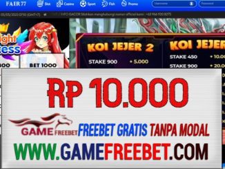 FAIR77 Freebet Gratis RP 10.000 Tanpa Deposit