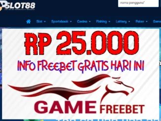 JPSLOT88 Freebet Gratis Rp 25.000 Tanpa Deposit