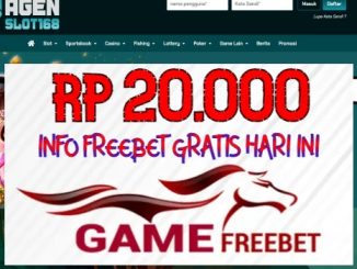 AGENSLOT168 Freebet Gratis Rp 20.000 Tanpa Deposit