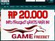 AGENSLOT168 Freebet Gratis Rp 20.000 Tanpa Deposit