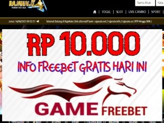 RAJANALO Gratis Freebet Rp 10.000 Tanpa Deposit