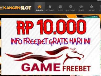 KANGENSLOT Gratis Freebet Rp 10.000 Tanpa Deposit
