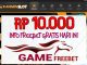 KANGENSLOT Gratis Freebet Rp 10.000 Tanpa Deposit