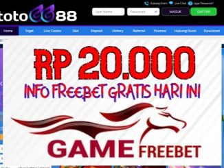 TOTOGG88 Game Freebet Rp 20.000 Tanpa Deposit