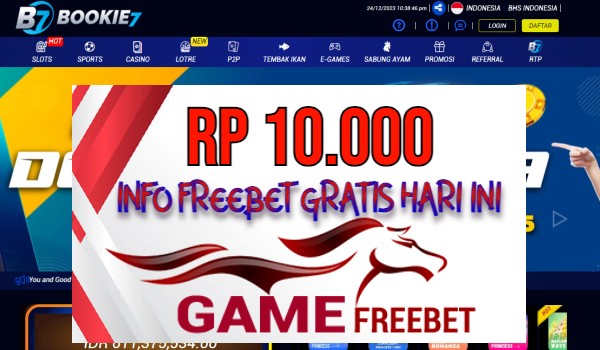 Bookie7 Game Freebet Rp 10.000 Tanpa Deposit